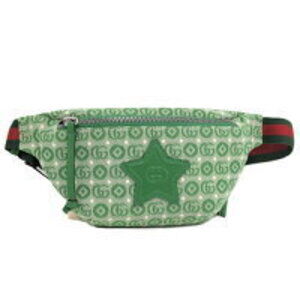 GUCCI Waist Bag GG Supreme Canvas Green